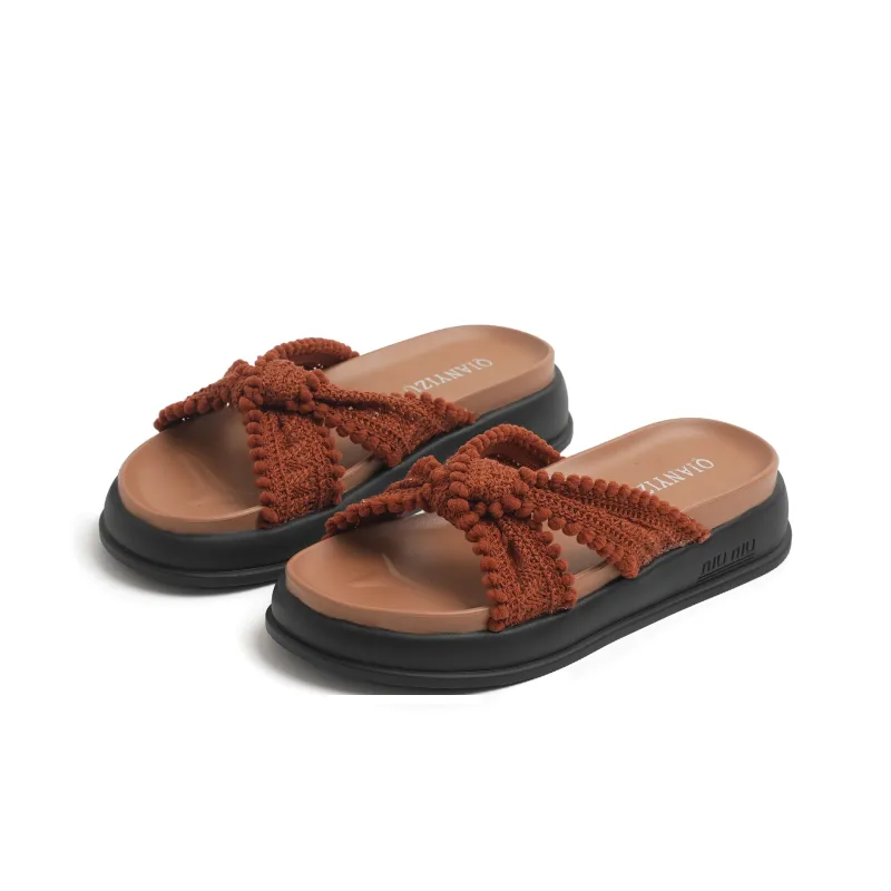 NUNZ Rubber Sole Quick Dry Slide Slippers Women's-2