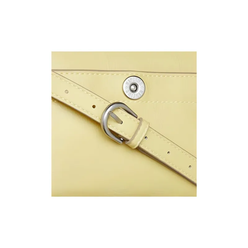 Kipling PU Shoulder Bag Women's Yellow-2