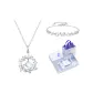Flower, Butterfly, Dream Shadow Necklace+Bracelet