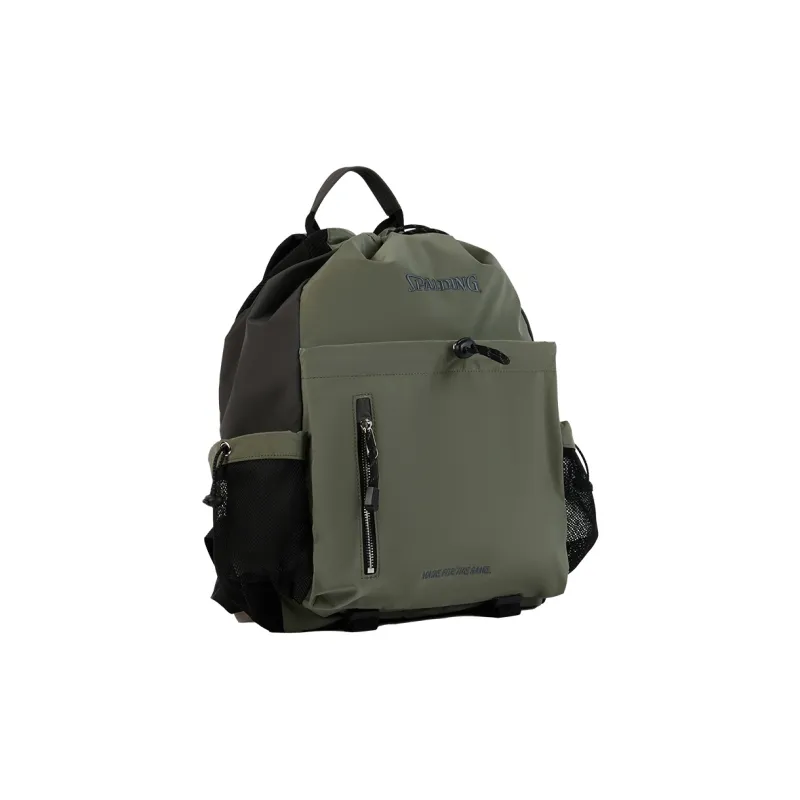 SPALDING Polyester Backpack Unisex Olive Green-1
