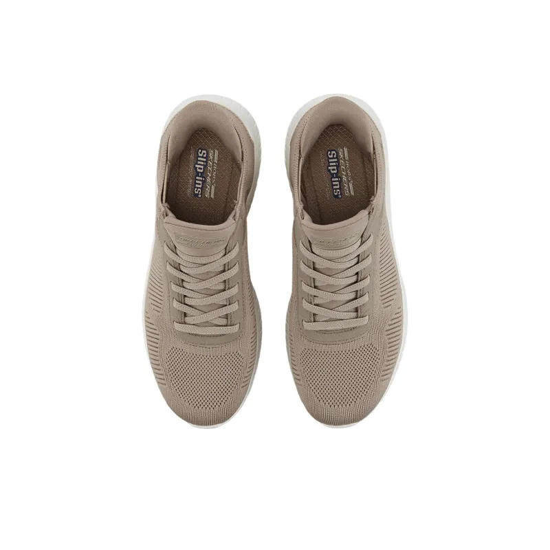 Skechers BOBS SQUAD CHAOS Low Top Casual Shoes Women's Brown-3