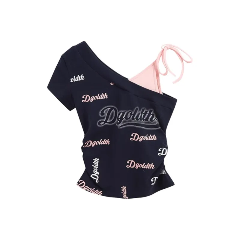 DOKZB T Shirts Women's Black-0