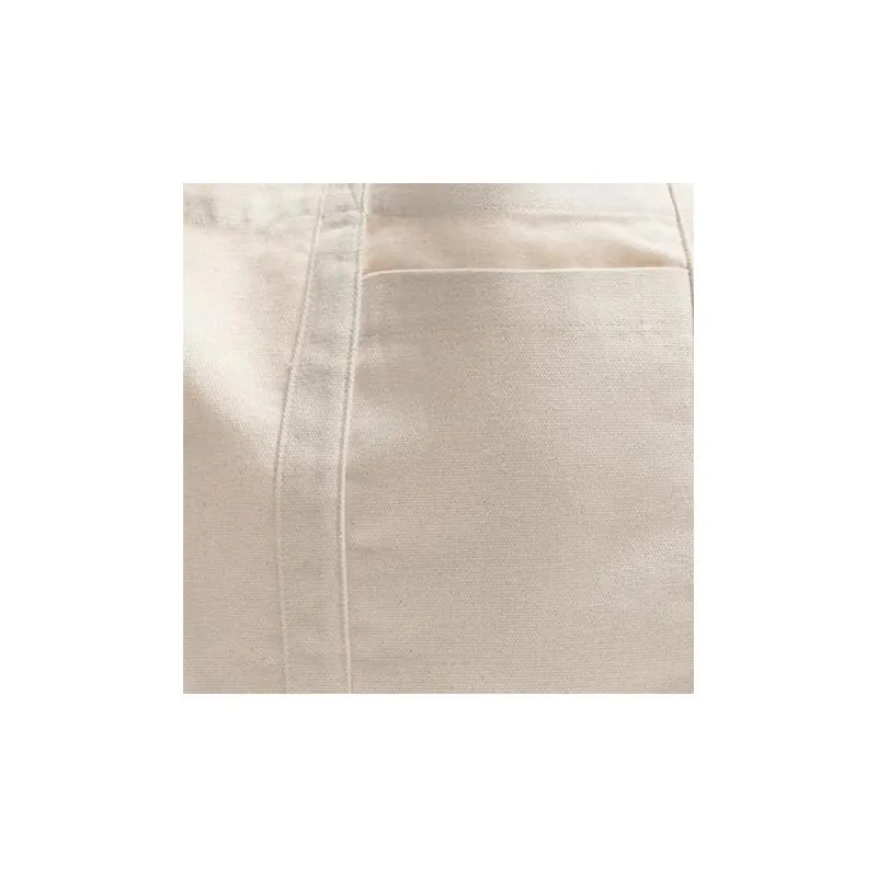ZARA Cotton Tote Bag Shopping Bag Shoulder Bag Handbag Men's Light Beige Yellow-3