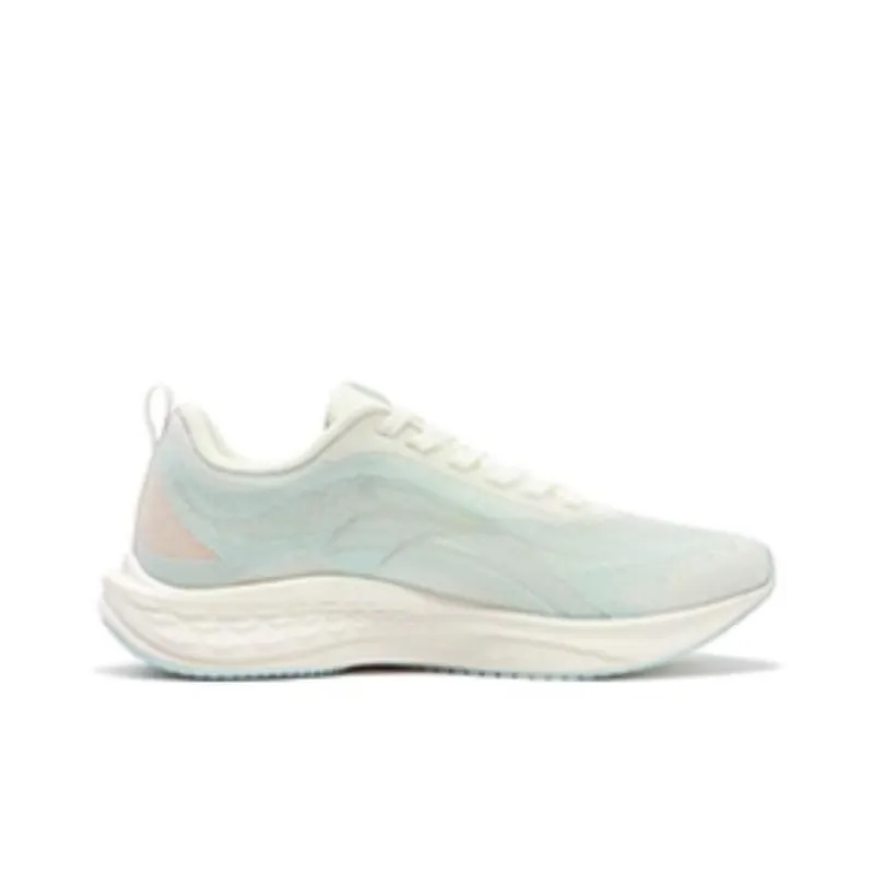 361° Cushioning, Wear Resistant Low Top Running Shoes Women's White Blue Orange-1