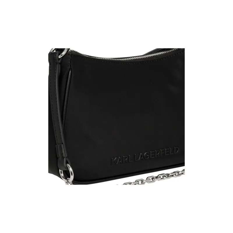 KARL LAGERFELD PU Shoulder Bag Women's Black-3