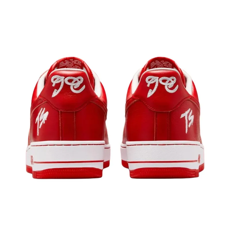 Nike Air Force 1 Low Qs Terror Squad White University Red-4