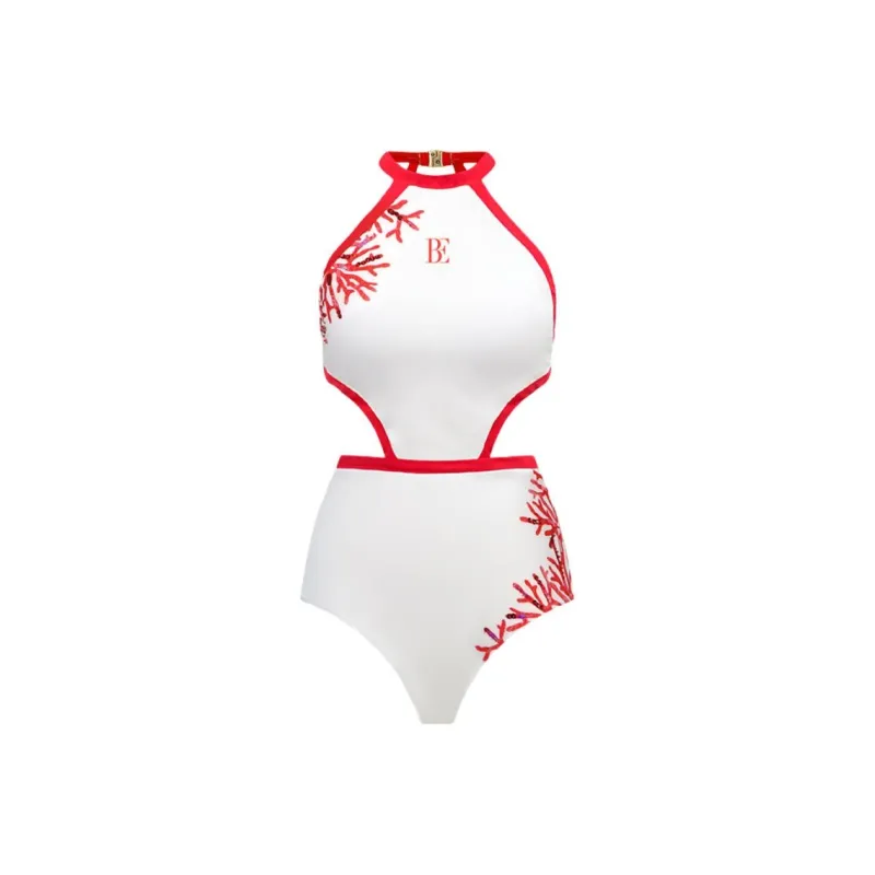 BALNEAIRE x GUOYUN,LIANMINGKUAN One piece Swimsuit Women's Red Coral-0