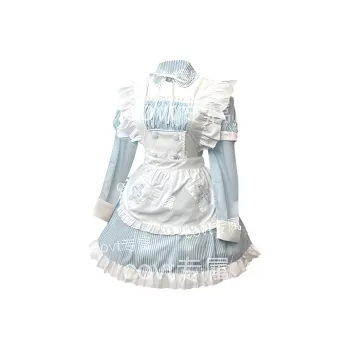COVT Uniforms Women's Blue White Lo Dress