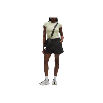 Lululemon Stretch WovenHigh Rise Ruffle Waist Casual Shorts 4' Women's