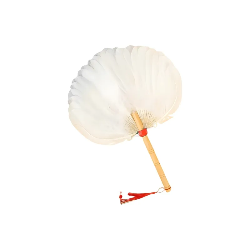 JINGDI Feather Classical Style Fan-4