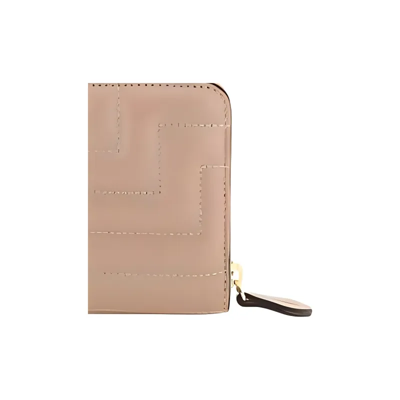 Jimmy Choo Leather Wallet Women's Flesh Pink-4