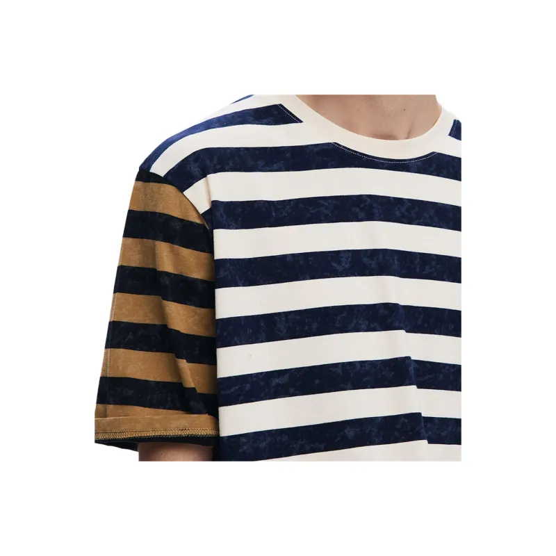 Desigual T Shirts Men Ecru-1