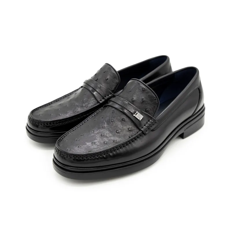 Satchi Business Formal Leather Shoes Men's Black-3