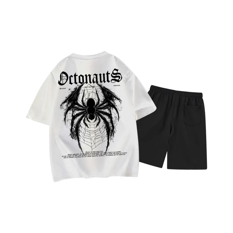 Small Columns Under The Sea Clothing Sets Unisex-18