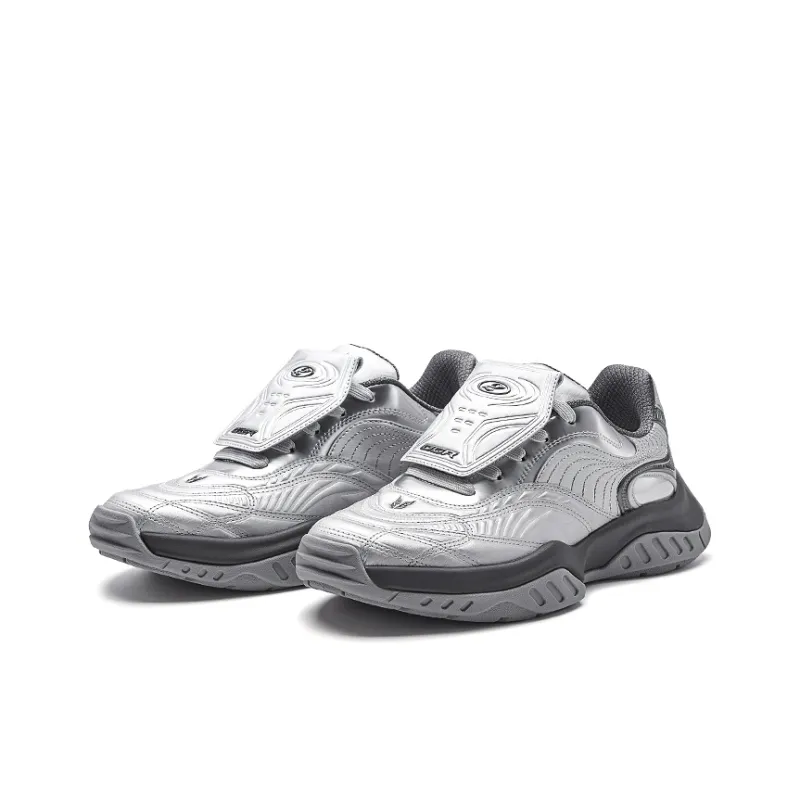 OGR Nova Og Silver Bowling Slip Resistant, Breathable, Lightweight Low Top Casual Shoes Unisex Antique Silver-2