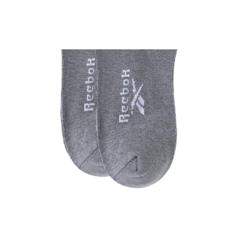 Reebok No Show Socks Unisex 2 Pack Dark Gray-1