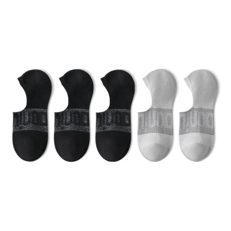 LUOLIAN No Show Socks Men's 5 Pack-0