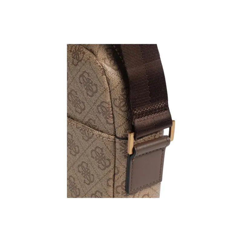GUESS Artificial Leather Shoulder Bag Crossbody Bag Men's Beige-4