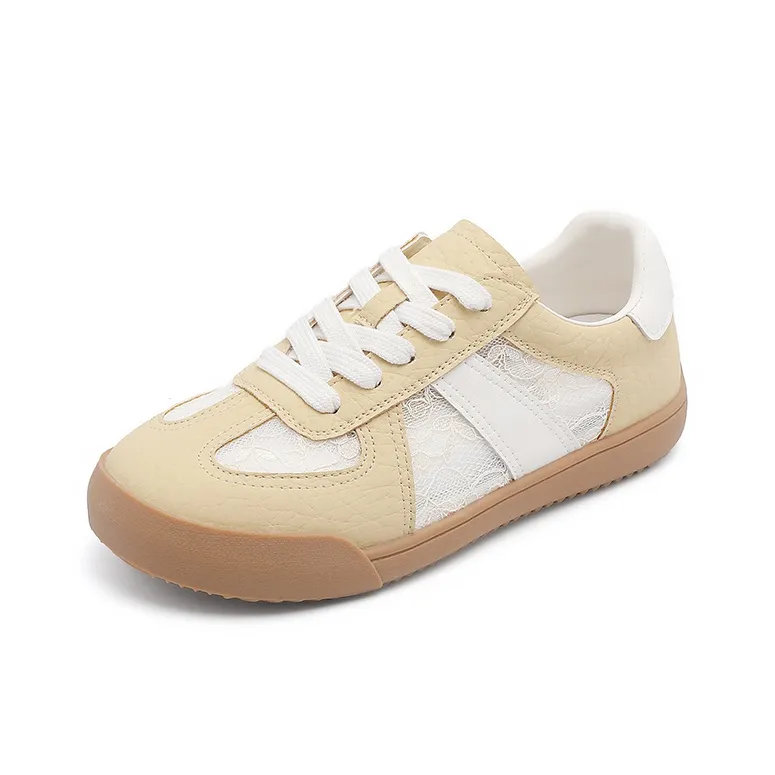 JOSINY Low Top Casual Shoes Women's Yellow-0
