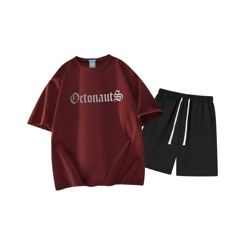 Small Columns Under The Sea Clothing Sets Unisex-21