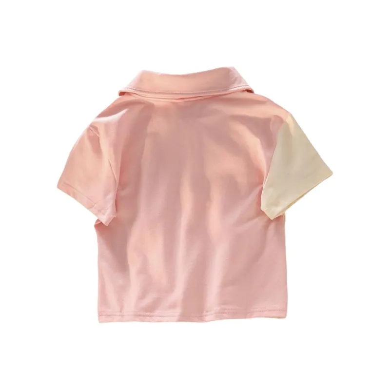 ABBY GODDESS T Shirts Women's Pink & Apricot-1