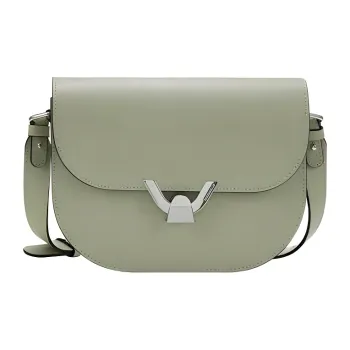 COCCINELLE Cow Leather Crossbody Bag Shoulder Bag Medium Size Women's Celadon Green