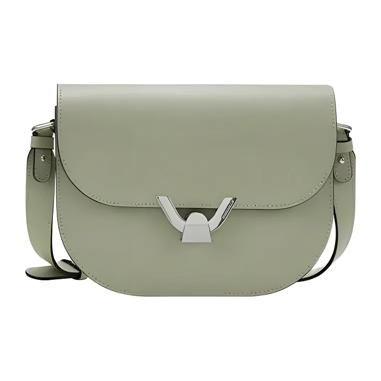 COCCINELLE Cow Leather Crossbody Bag Shoulder Bag Medium Size Women's Celadon Green-0