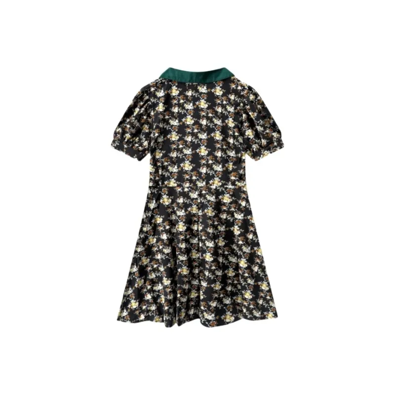 GUOZHEN Short Sleeved Dress Women's-1