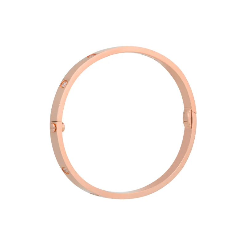 CARTIER 10 Pcs Diamond Bangles Women's-0