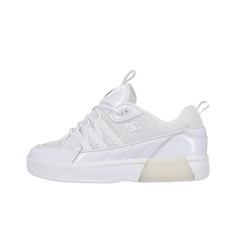 DC Shoes Lucien Low Top Skateboard Shoes Men's White-0
