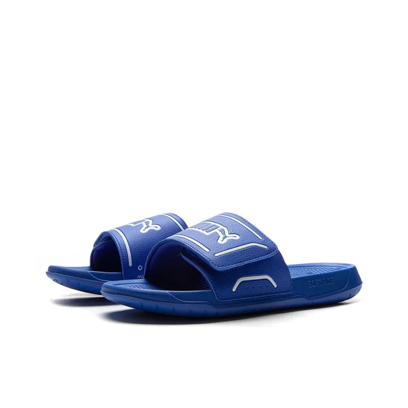 PUMA Slip Resistant Slide Slippers Unisex Blue-2