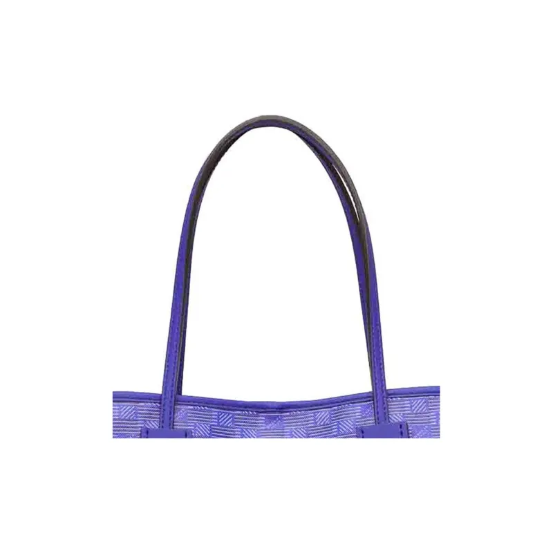 MOREAU Textile Fiber Tote Bag Shopping Bag Shoulder Bags Women's Blue-4