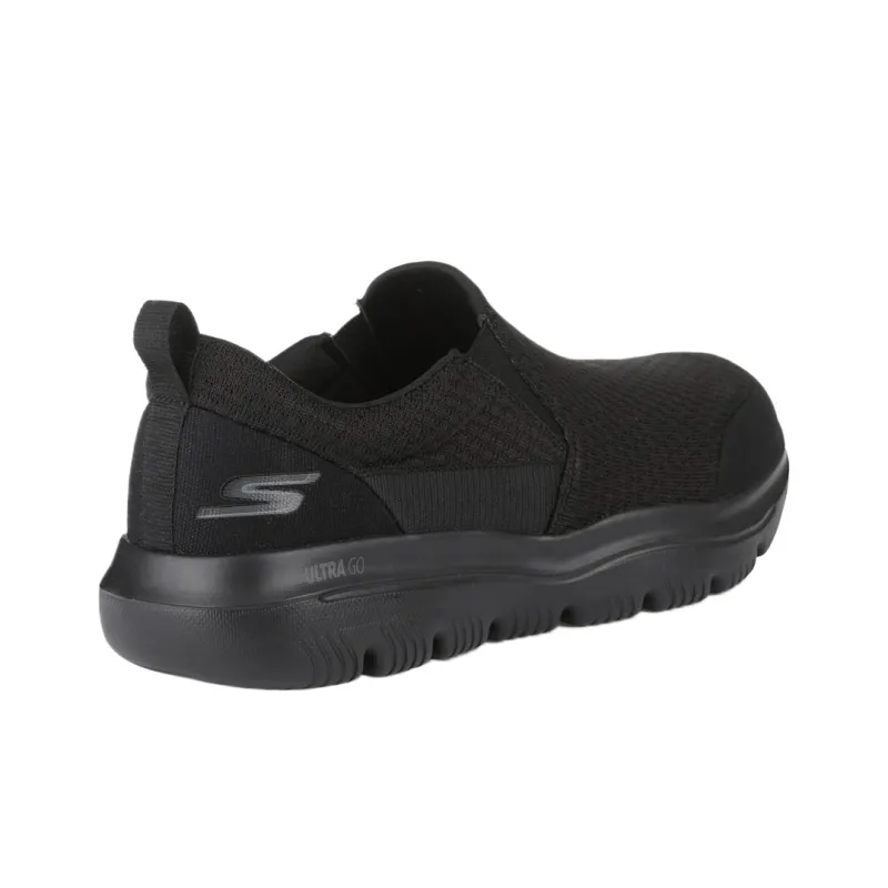 Skechers Go Walk Evolution Ultra Low Top Casual Shoes Men's Black-4