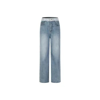 Three Quarters Jeans Women's Blue