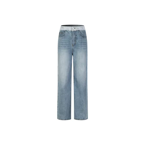 Three Quarters Jeans Women's Blue