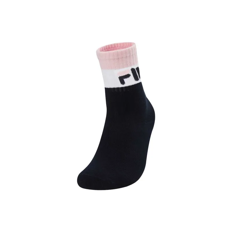 FILA ORIGINALE Mid Calf Socks Women's 1 Pack Snow Bright Pink-0