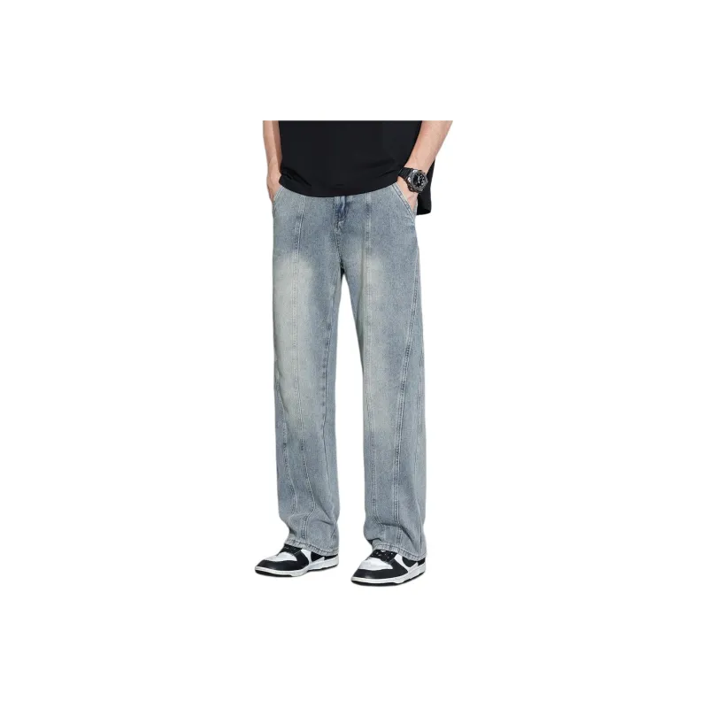 Tonlion Jeans Men Vintage Blue-0