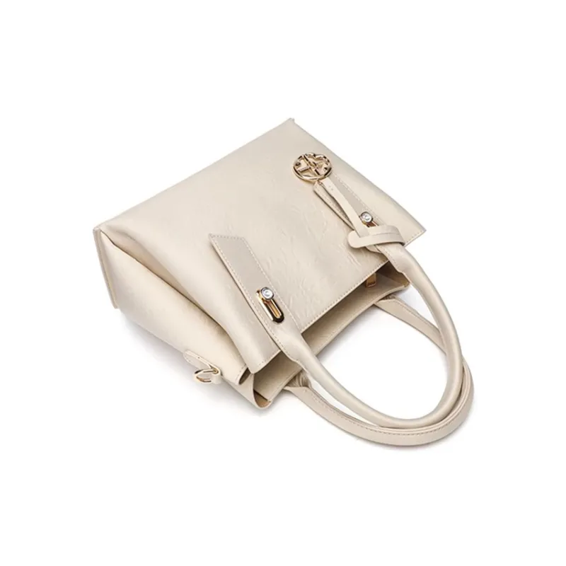 CLEVER& KETCH PU Handbag Women's White-5