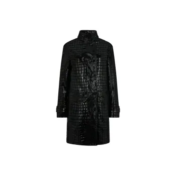 TOM FORD Crocodile embossed Coat