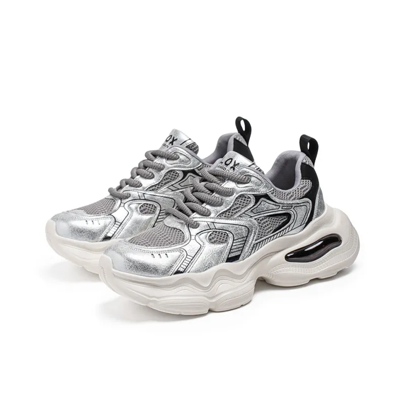 Magelly Shock Absorbers Slip Resistant Breathable Low Top Chunky Sneakers Men's-2