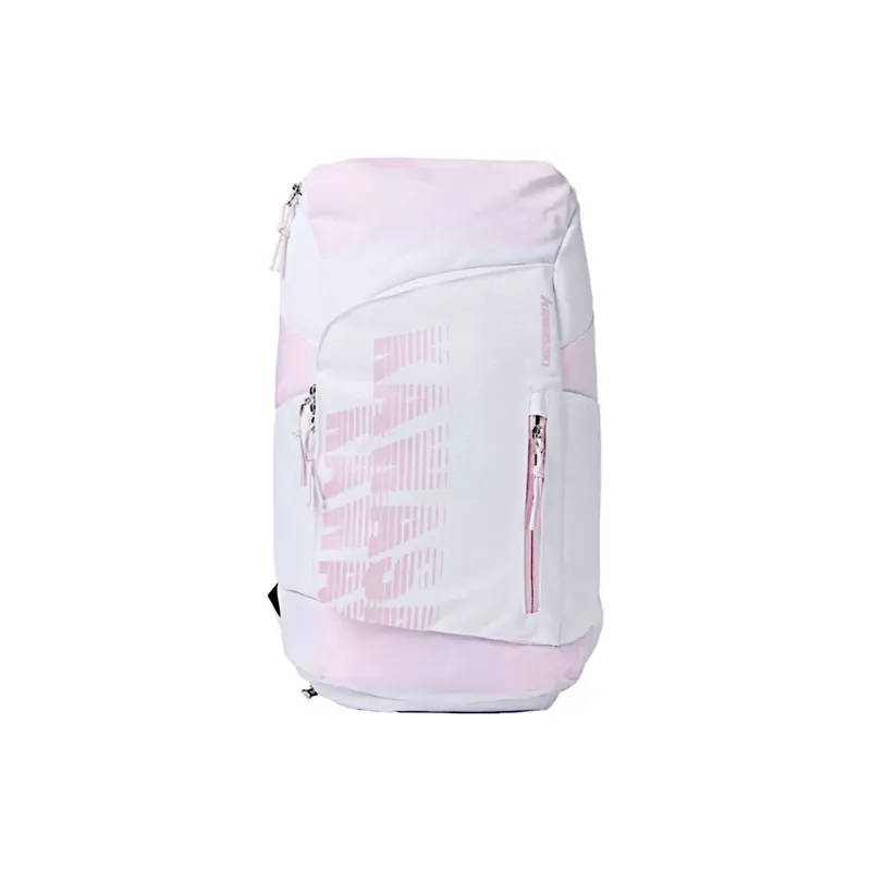 Kawasaki Fabric Backpack Regular Unisex White Pink-0