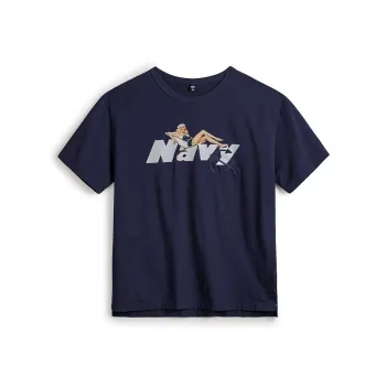 MADEN T Shirts Men Navy Blue