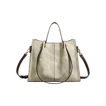 H YXIANG Microfiber Synthetic Leather Tote Shoulder Bag, Crossbody Bag, Handbag Women's Green