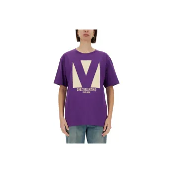 Valentino Chez print T shirt