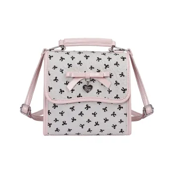 ResNonverba Composite Cloth Backpack Women's White/Pink/Black