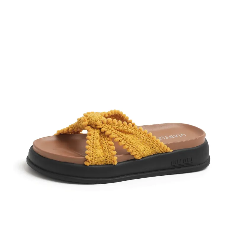 NUNZ Rubber Sole Quick Dry Slide Slippers Women's-8
