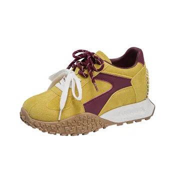 D FUSE SCANDINAVIA Low Top Casual Shoes Women's Yellow