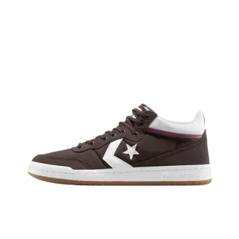 Converse Cons Slip Resistant Mid Top Skateboard Shoes Unisex Umber
