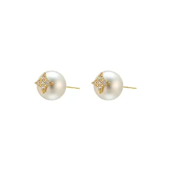 EAR PARTNER 925 Sterling Silver Stud Earrings Women's