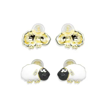 AWE Titanium Steel, Drip Glaze Cute Little Sheep Women's